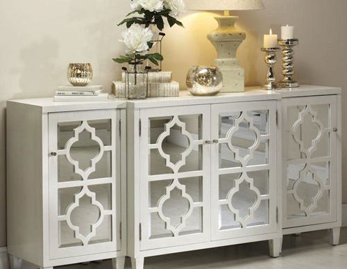 چیدمان آینه کنسول