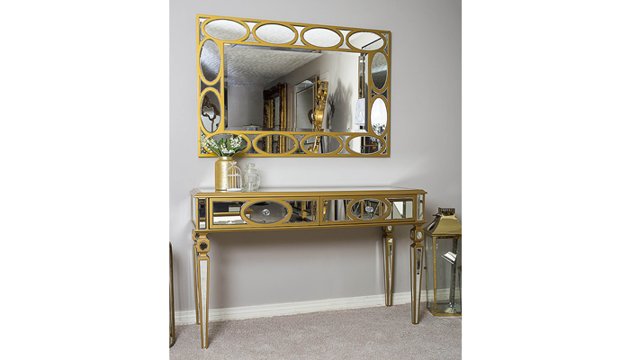 فاصله استاندارد آینه از کنسول