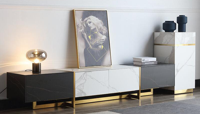 چیدمان کنسول در پذیرایی